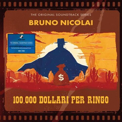 Bruno Nicolai - 100000 Dollari Per Ringo (Original Soundtrack) - Limited 180-Gram Transparent Orange Colored Vinyl with CD