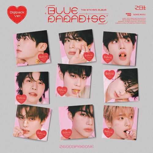 Zerobaseone - Blue Paradise - Digipack Random Cover Version - incl. Photocards, Band Sticker, Medicine Envelop, Lovesick Card, Prescription Card + Poster