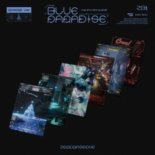 Zerobaseone - Blue Paradise - Zerose Random Cover Version - incl. Postcard Book, Postscard, Photocard, Sticker + Character Card