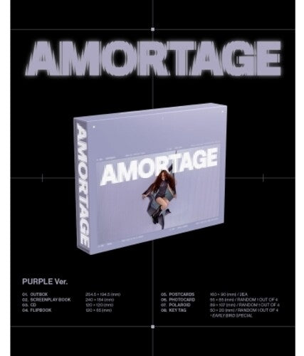 Jisoo - Amortage - Random Cover - incl. Screenplay Book, Flipbook, 2 Postcards, Photocard + Polaroid