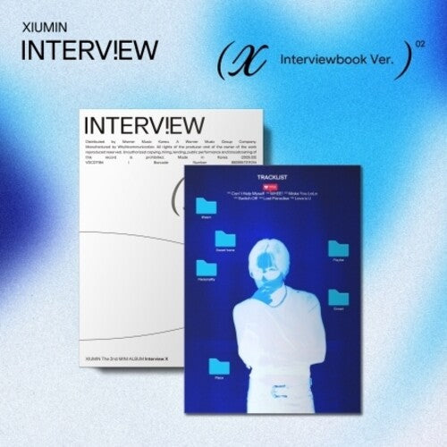 Xiumin - Interview X - Interviewbook Version - incl. 36pg Tabloid, Photocard, Sticker, MiniBook + Envelope