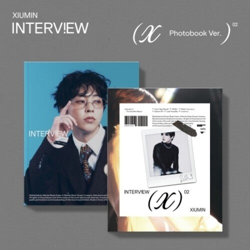 Xiumin - Interview X- Photobook Random Cover Version - incl. Photobook, Photocard, Photofilm, Polaroid, Folding Poster + Envelope