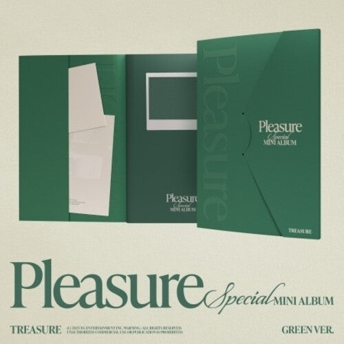 Treasure - Pleasure - Random Cover - incl. Folded Poster, 2 Film Photos, 3 Printed Photos, 10pc Selfie Photocards Set + Photocard Envelope