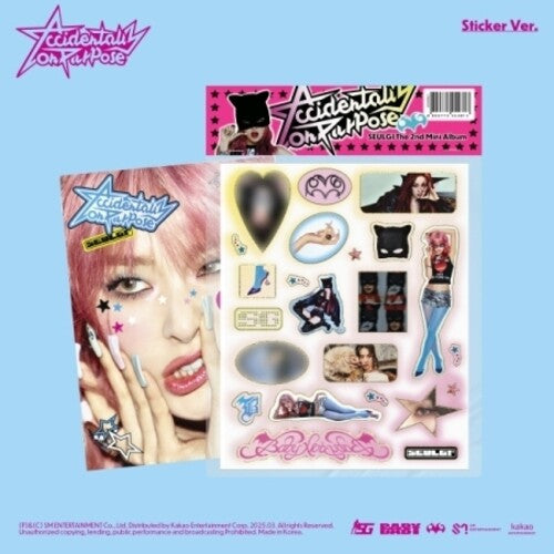 Seulgi - Accidentally On Purpose - Sticker Version - incl. Sticker Sheet, Postcard + Photocard