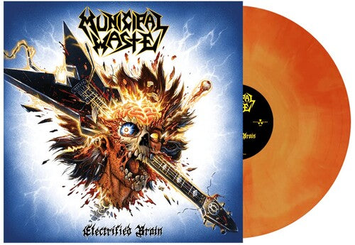 Municipal Waste - Electrified Brain - Orange Swirl