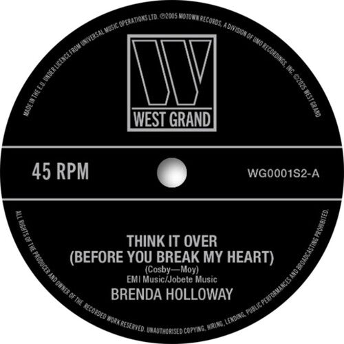 Brenda Holloway - Think It Over - Before You Break My Heart