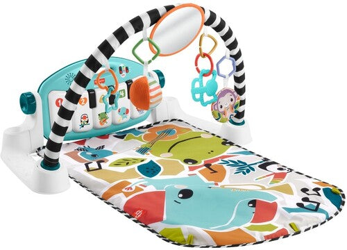 Fisher Price - Glow and Grow Kick & Play Piano Gym, Blue