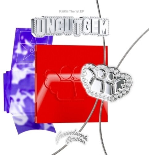 Kiiikiii - Uncut Gem - Groundwork Version - incl. 80pg Photobook, Puzzle, Necklace, Photocard, Unit Photocard + Decoration Sticker