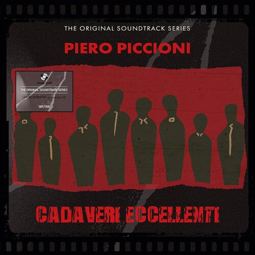 Piero Piccioni - Cadaveri Eccellenti (Original Soundtrack) - Transparent Red Colored Vinyl with CD
