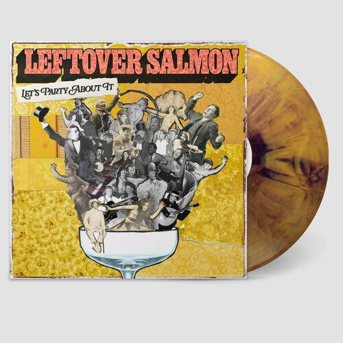 Leftover Salmon - Let's Party About It - Deep Yellow / Purple Twisted