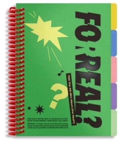 Tnx - For Real? - inc. 96pg Photobook, Photocard, 5pc Film Photo Set, Folded Poster + Sticker