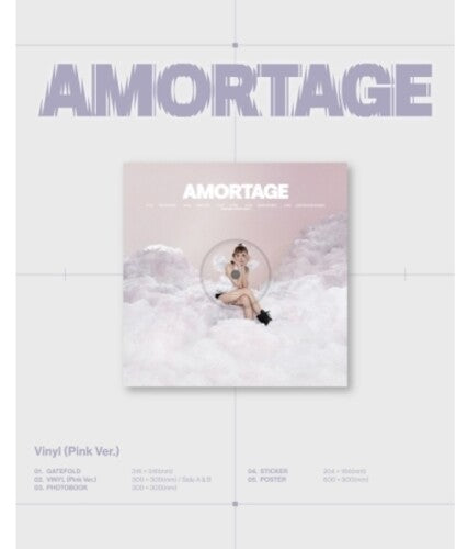 Jisoo - Amortage - Pink Version - incl. Photobook, Sticker + Poster