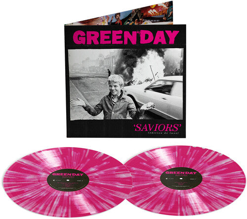 Green Day - Saviors (édition de luxe) [Hot Pink with White Splatter 2LP]