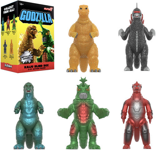 Super7 - Toho - Reaction Blind Box Wv5 - Metallic 12pc Flat