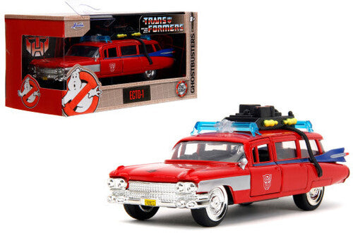 Ghostbusters x Transformers - Hollywood Rides - 1:32 Ecto-1 Mashup Die-Cast Car