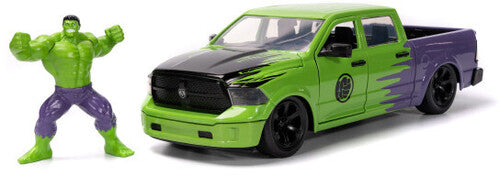 Marvel Avengers - Hollywood Rides - 1:24 '14 Ram 1500 Die-Cast Car & Hulk Figure