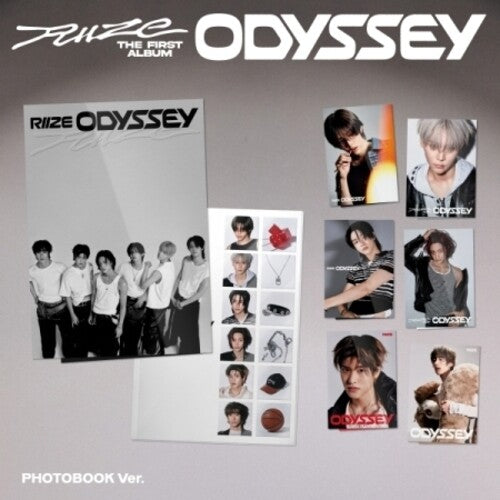 Riize - Odyssey - Photobook Random Cover Version - incl. 96pg Photobook, 10pg Leaflet, Decoration Pack, 2 Stickers, ID Card + Photocard