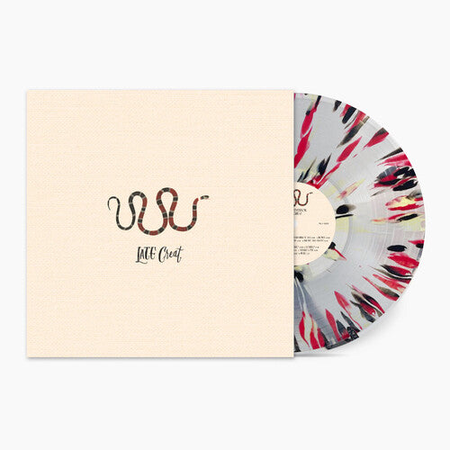 Laura Stevenson - Late Great - Clear with Red, Black & Beige Splatter