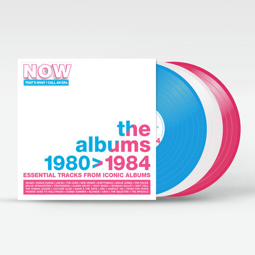 Now That's What I Call an Era: Albums 1980-1984 - Now That's What I Call An Era: The Albums 1980-1984 / Various - White, Pink & Blue Colored Vinyl