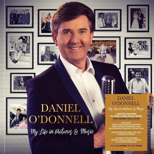 Daniel O'Donnell - My Life In Pictures & Music - Premium Deluxe Photobook Boxset Includes 9 CD's & 1 DVD