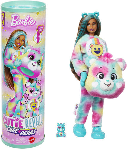 Mattel - Barbie Cutie Reveal X Care Bears Series 2, Good Vibes Bear (One Random Cutie Reveal per Transaction)
