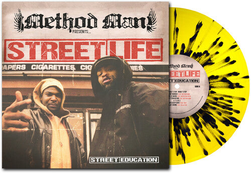Method Man Presents Streetlife - Street Education 20th Anniversary Edition - Limited Deluxe Edition Yellow & Black Splatter Vinyl