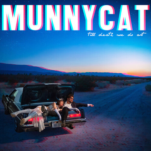 Munnycat - Till Death We Do Art - Red/Blue Split