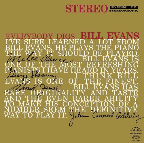 Bill Evans - Everybody Digs Bill Evans - UHQCD