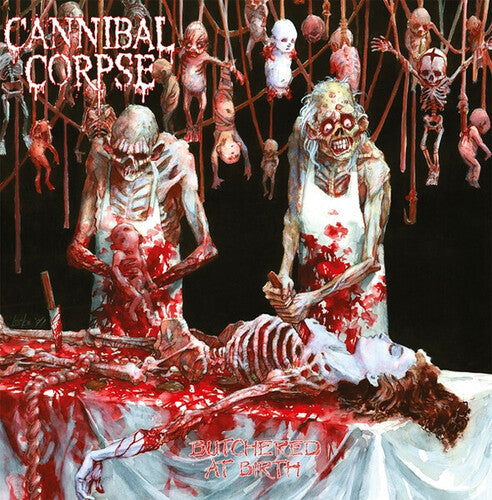Cannibal Corpse - Butchered At Birth - White & Red Splatter Vinyl