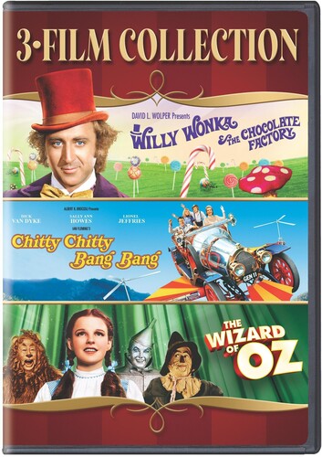 Willy Wonka & the Chocolate Factory / Chitty Chitty Bang Bang / The Wizard of Oz