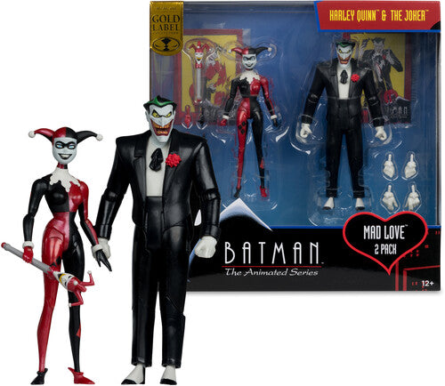 McFarlane Toys - DC Direct – Batman The Animated Series – Harley Quinn & The Joker  (MAD LOVE)(GOLD LABEL)
