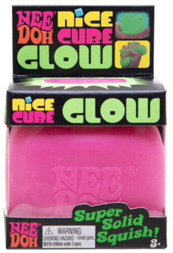 NeeDoh Nice Cube Glow - Includes 1 ea. Nice Cube Glow - Assorted Colors (1 Random Toy per Transaction) GNCBND