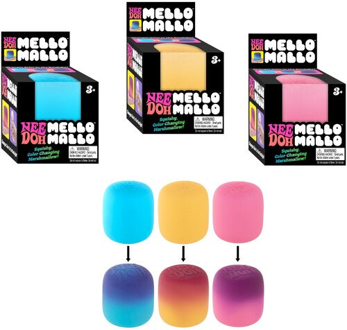 NeeDoh Mello Mallo - Squishy Color Changing Marshmallow  (1 Random)