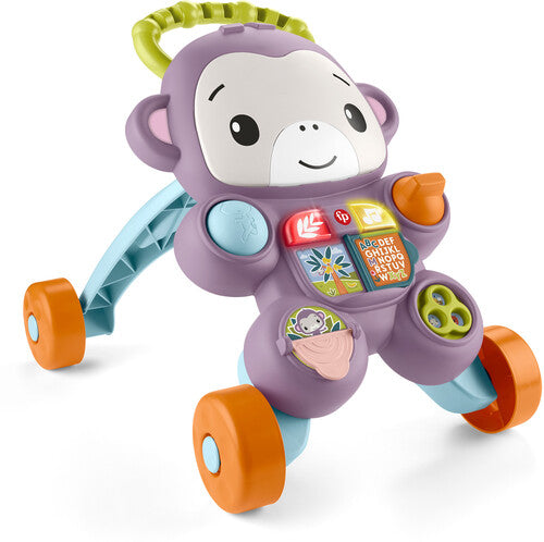 Fisher Price Learn with Me Purple Monkey Walker