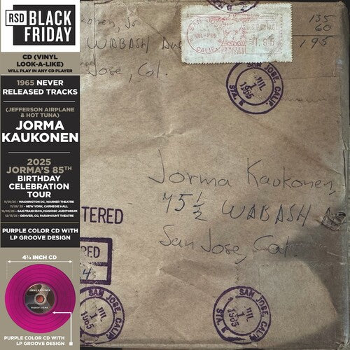 Jorma Kaukonen - Wabash Avenue: 1965 never released tracks