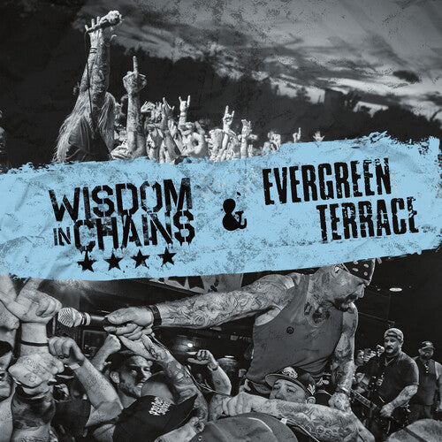 Wisdom in Chains/ Evergreen Terrace - Split - Baby Blue