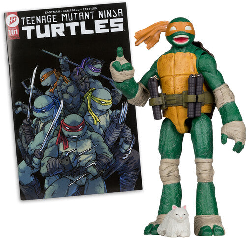 McFarlane Toys - Teenage Mutant Ninja Turtles - Page Punchers -Michelangelo 5" Action Figure With Comic (TMNT)