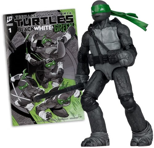 Teenage Mutant Ninja Turtles - Page Punchers - 5" Donatello Action Figure with Comic (Black, White & Green) (TMNT)