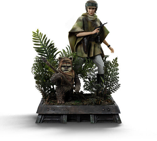 Star Wars: Episode VI - Art Scale 1/10 - Leia and Wicket Statue