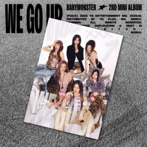 Babymonster - We Go Up - Postcard Version - incl. 2 Postcards, 10 Unit Postcards, 12 Film Photocards, 5 Unit Photocards, 6 Selfie Photocards + Sticker