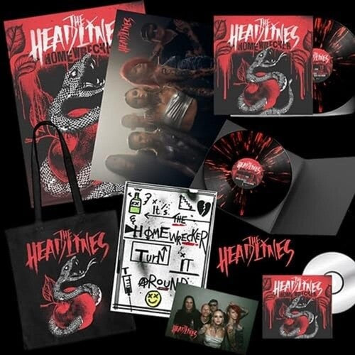 The Headlines - Homewrecker - Black/Red Splatter
