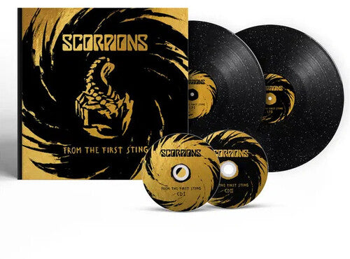 Scorpions - From The First Sting - Deluxe Bookpack includes 2LP's on Sparkling Black & Silver Colored Vinyl & 2CD's