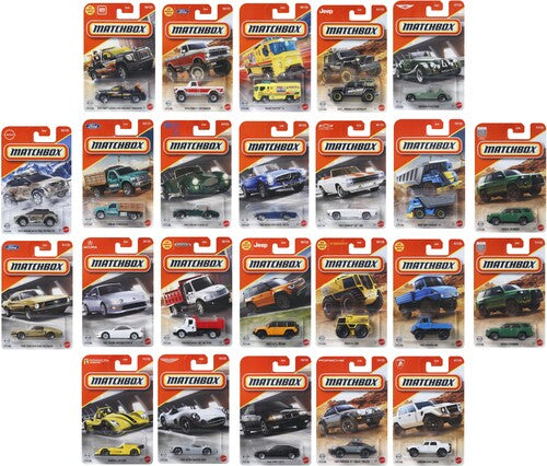 Matchbox 1:64 Basic Car Collection 24-Piece H Assortment