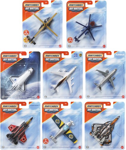 Matchbox Sky Busters 8-Piece J Assortment