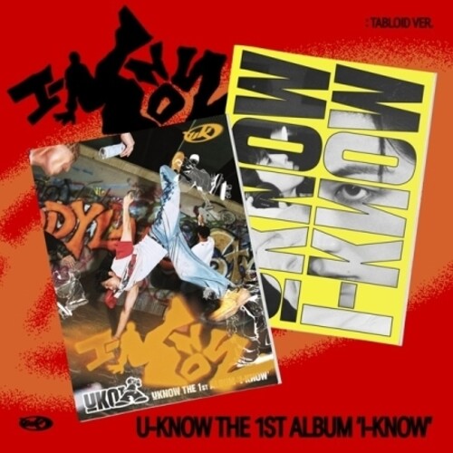 U-Know Yoonho - I-Know - Tabloid Version - incl. Tabloid Sheet, 8 Sticker Set + Photocard