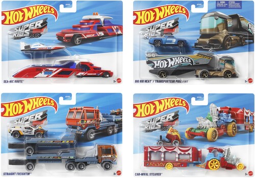 Hot Wheels Super Rigs 4-Piece B Assortment