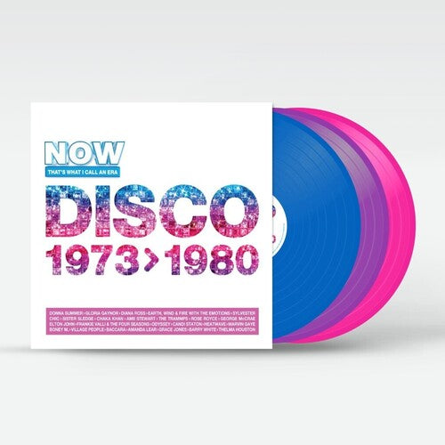 Now That's What I Call an Era-Disco: 1973-1980 - Now That's What I Call An Era - Disco: 1973-1980 / Various - Blue, Violet & Pink Colored Vinyl