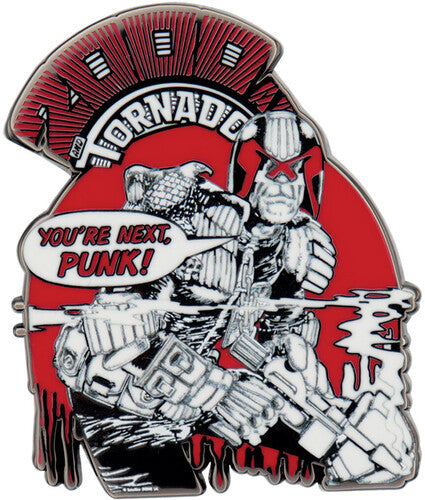 2000 AD - Limited Edition Pin Badge - Judge Dredd You're Next Punk