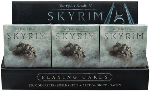 The Elder Scrolls V: Skyrim - Playing Cards 12 Pack Display PDQ