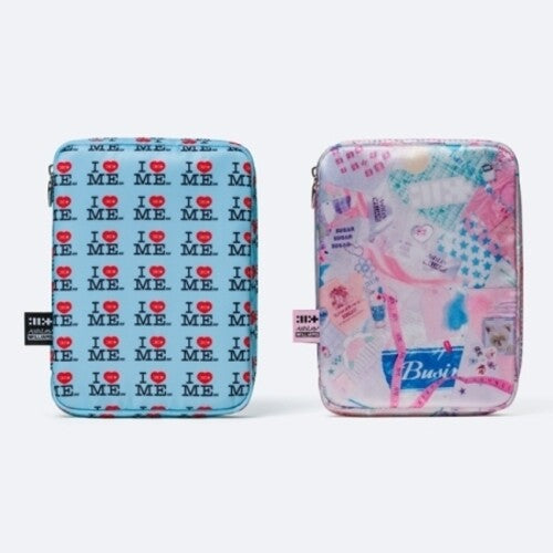 Illit - Not Cute Anymore - Illit X Ashley Williams Pouch Version - Collage - Random Cover -incl. Multi Pouch, Photocard A Set, Photocard B + Lyrics Paper